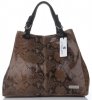 Kožené kabelka shopper bag Vittoria Gotti zemitá V898GPIT